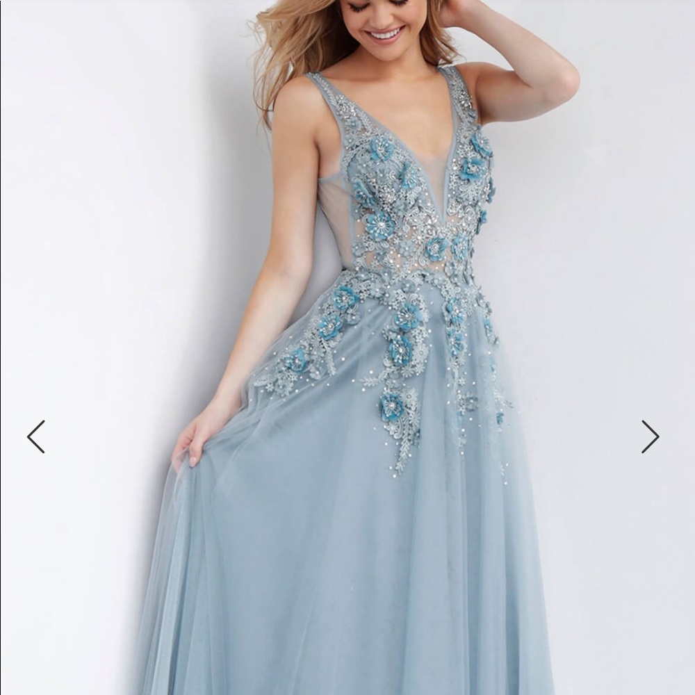 Jovani Light Blue Prom Dress